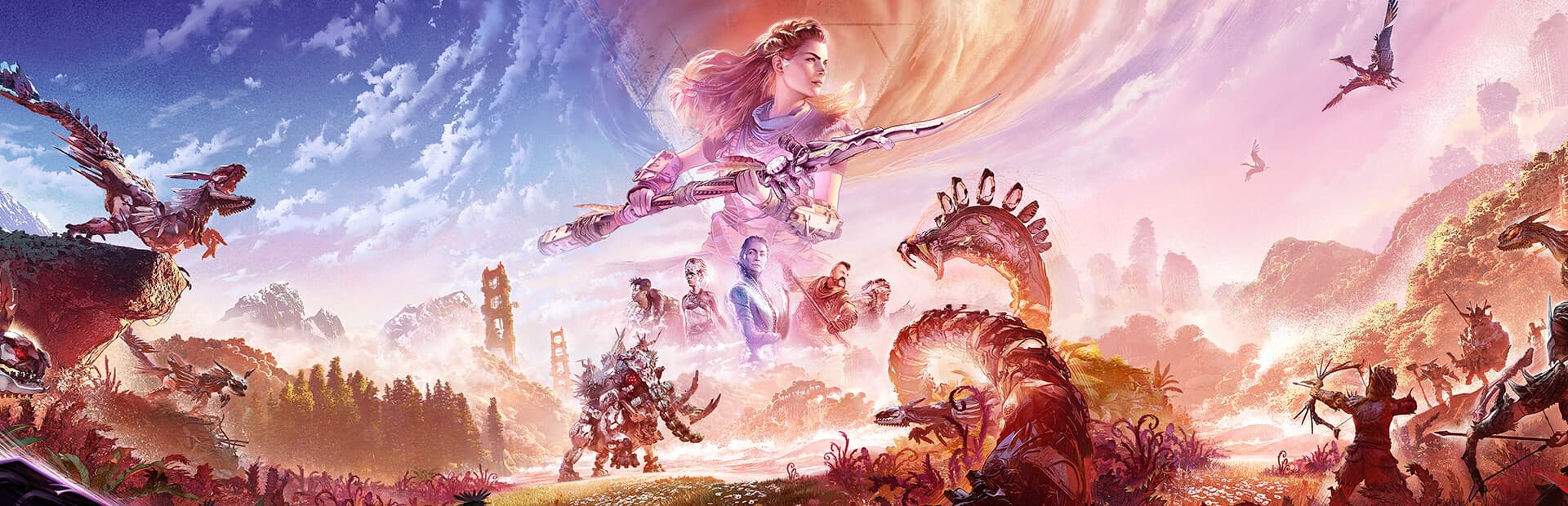 Horizon Forbidden West key art