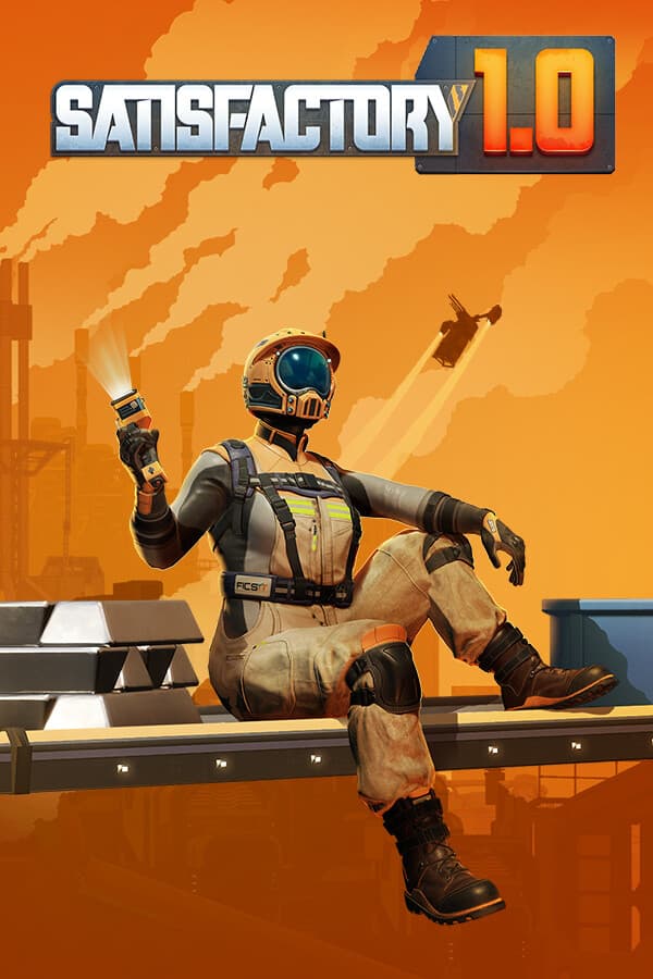 Satisfactory key art