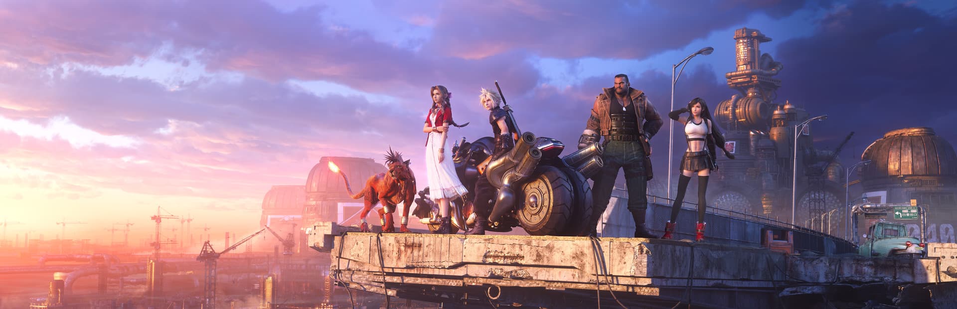Final Fantasy VII Remake Intergrade key art